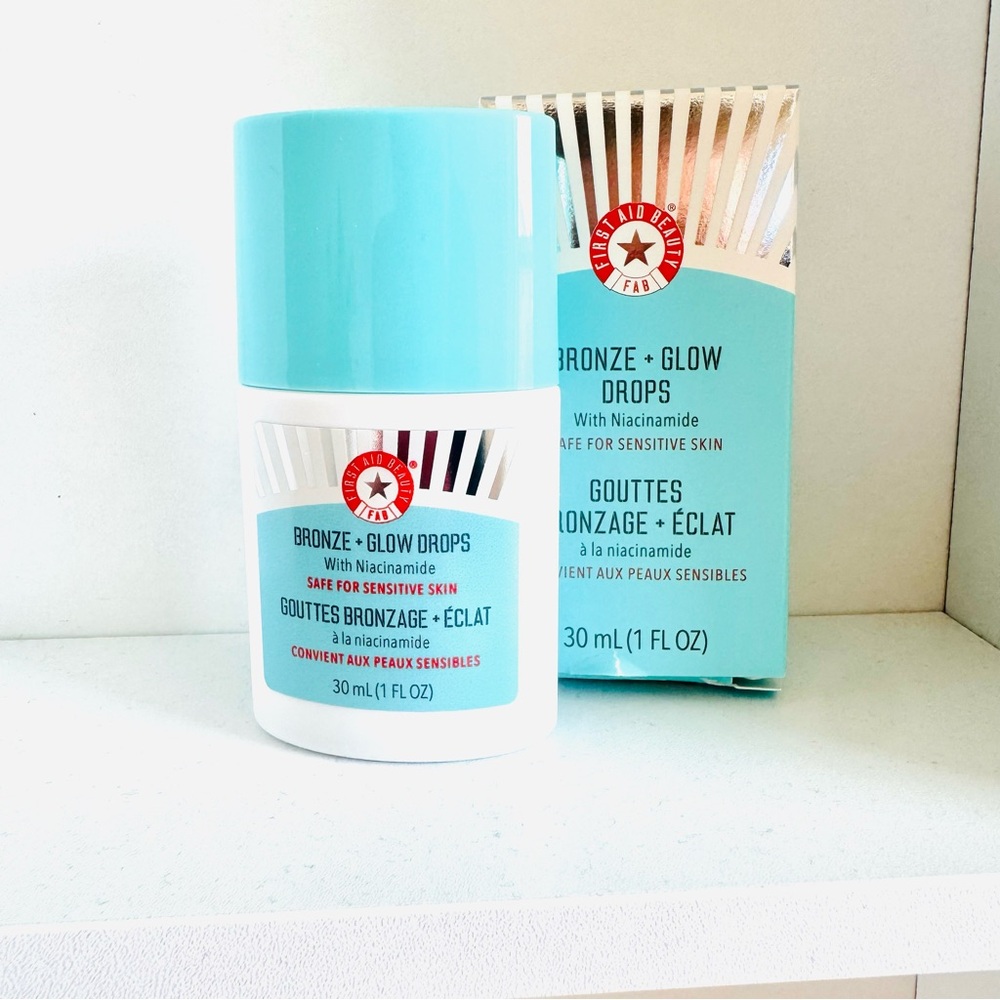 First Aid Beauty Bronze Glow Drops Vacation Sheen 30 ml 1 fl oz NEW $28 - Picture 2 of 5